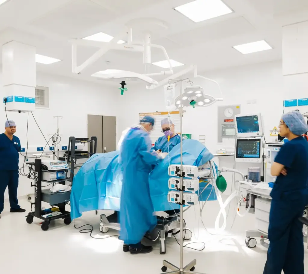 The dermatological surgical suite at Waterfront Private Hospital, Edinburgh